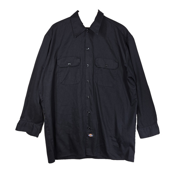 Vintage Dickies Shirt Mens XL Pockets Utility Workwear Mechanic Collared Grunge - Picture 1 of 13